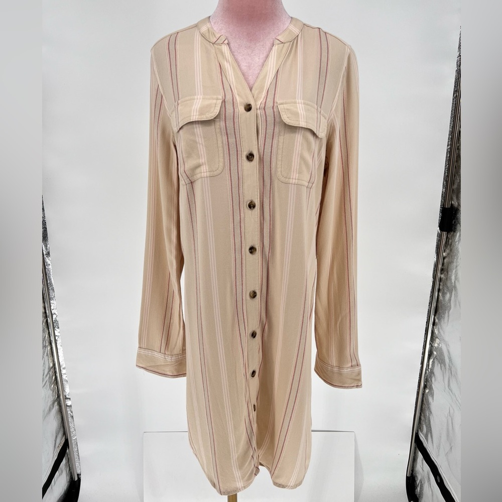 EUC SO Button Down Utility Dress - Picture 4 of 11